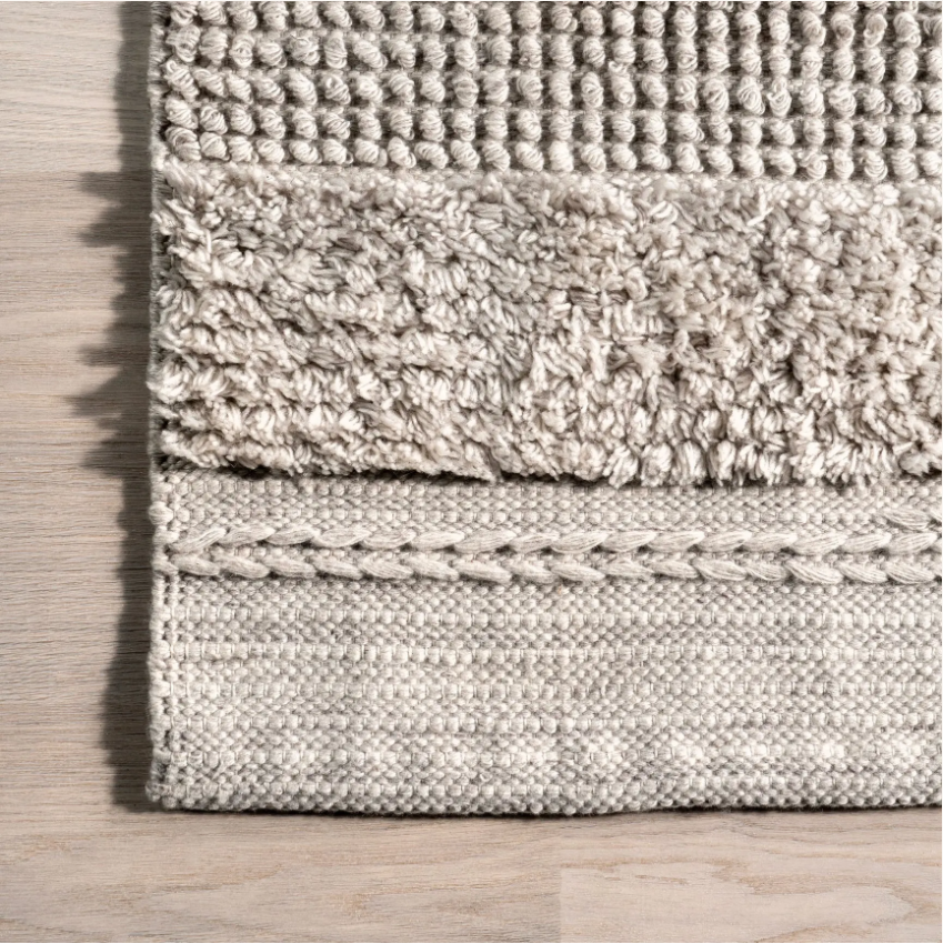 Nogy Komorebi Rug - Blend with Layered Neutral Patterns - NOGY