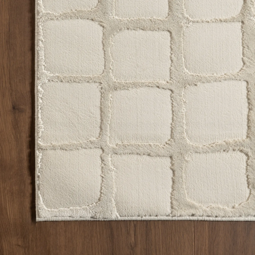 Nogy Tōfu Rug - Textured Washable Rug - NOGY