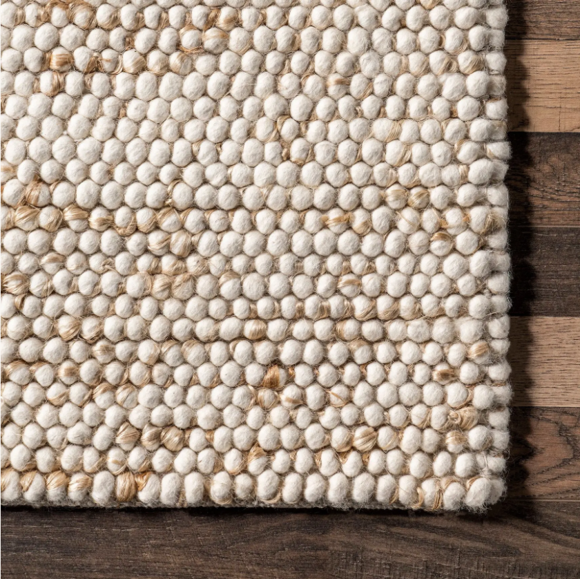 Nogy Tama Rug - Blend in Speckled Natural Ivory - NOGY