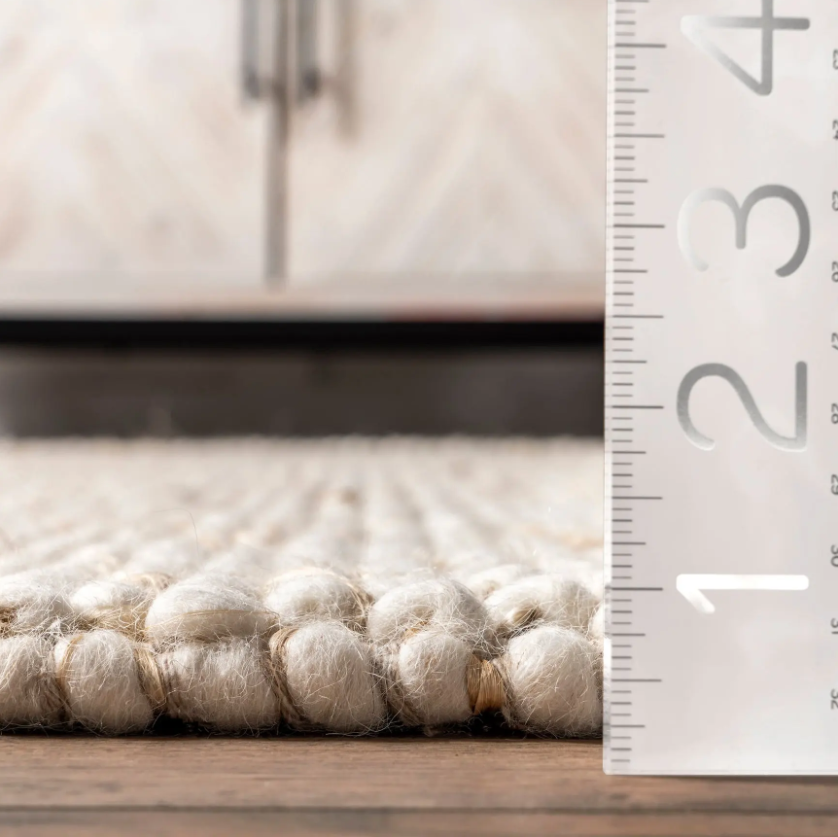 Nogy Tama Rug - Blend in Speckled Natural Ivory - NOGY