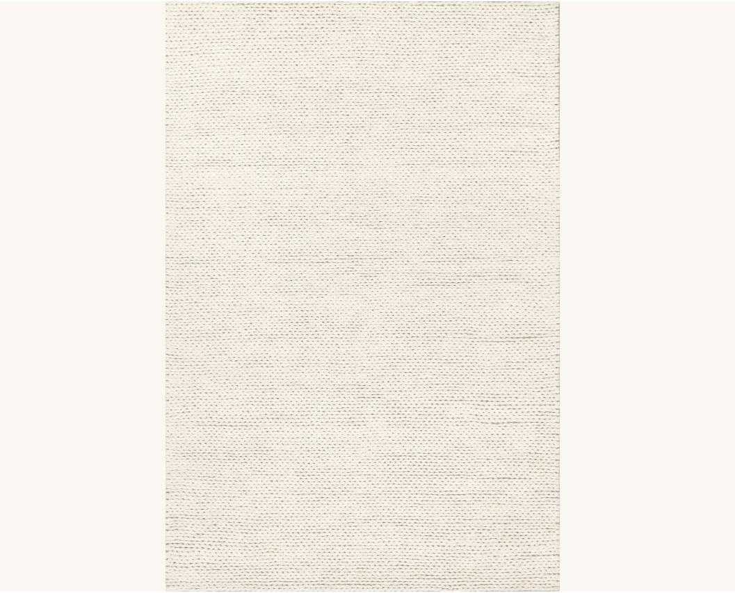Nogy Yui Rug - Wool-Cotton Blend with Soft, Chunky Texture - NOGY