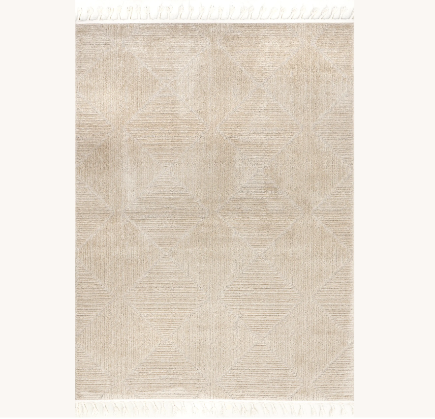 Nogy Tera Rug  – Soft Geometry in Serene Neutrals - NOGY