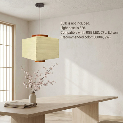 Akari pendant lamp light specs