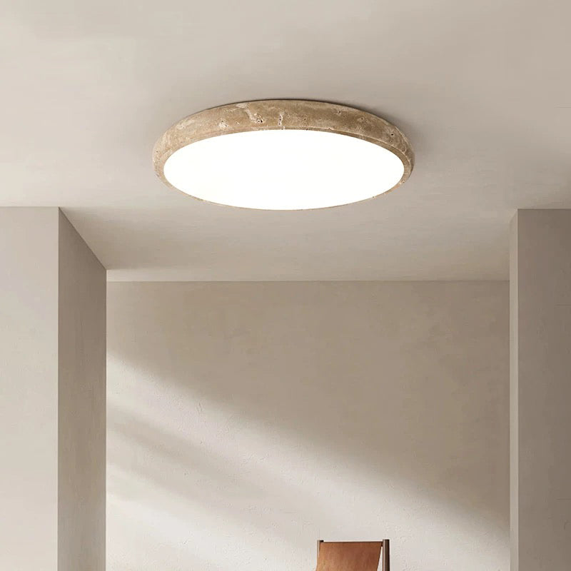 Nogy Ishi Ceiling Lamps - Round LED Stone Light