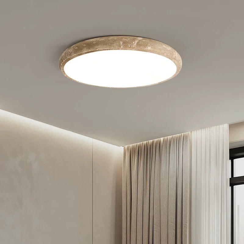 Nogy Ishi Ceiling Lamps - Round LED Stone Light
