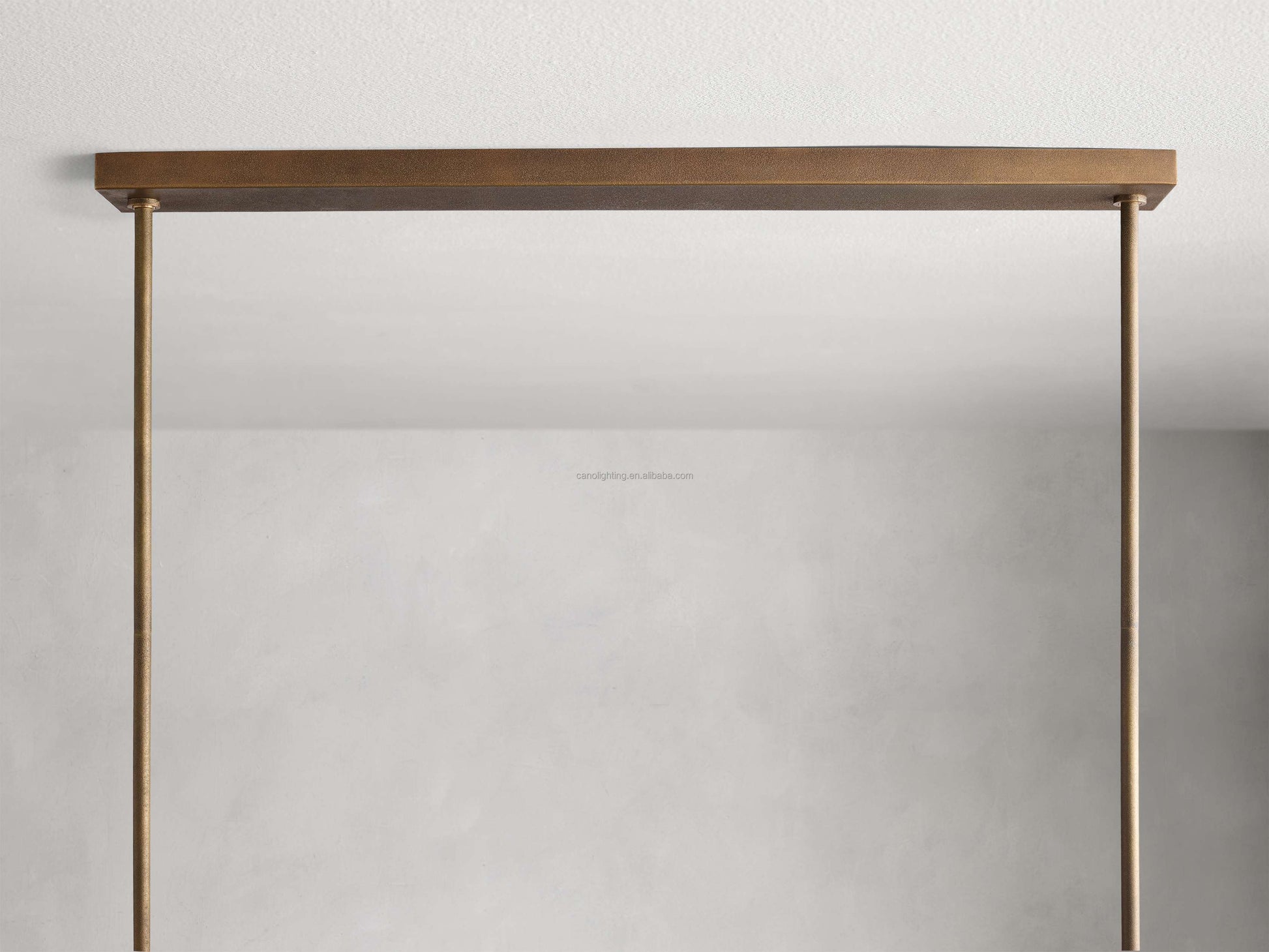 Nogy Zen Axis – Minimalist Japandi Brass Chandelier - NOGY
