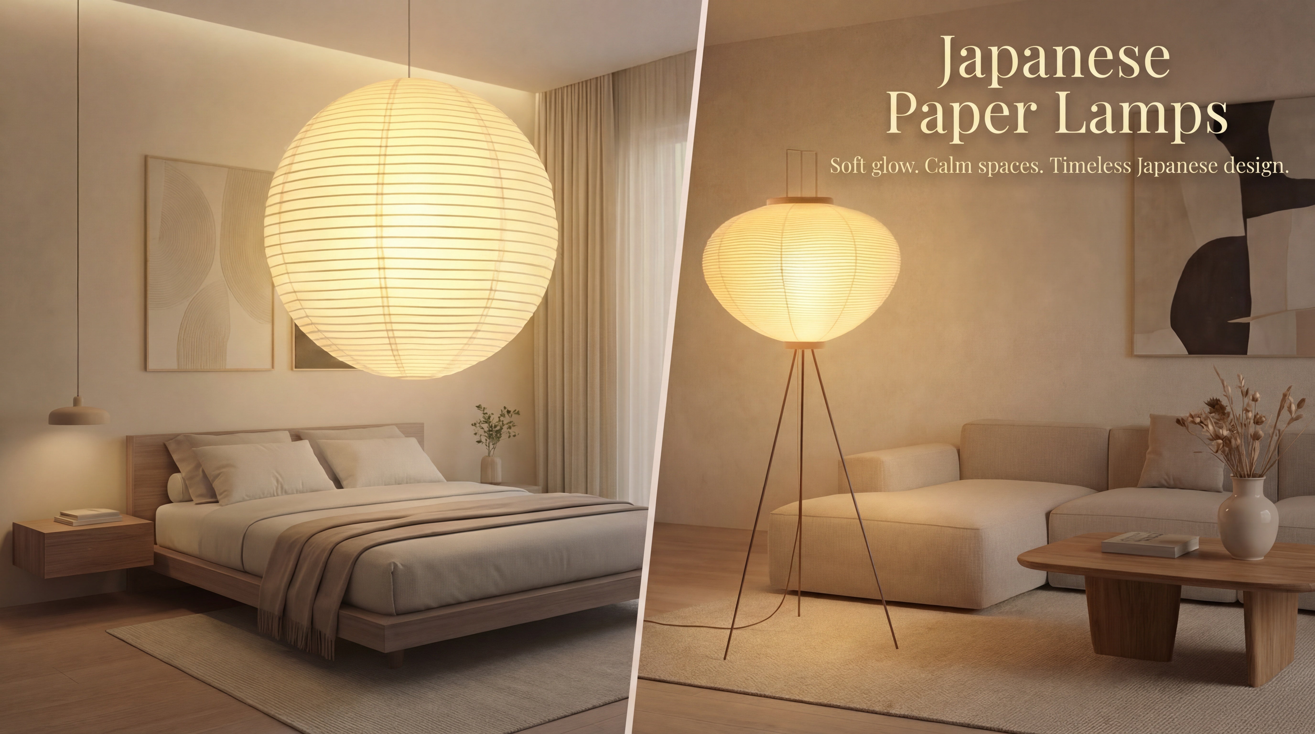 NOGY - Japanese Decor Lighting - Rice Paper Lamps