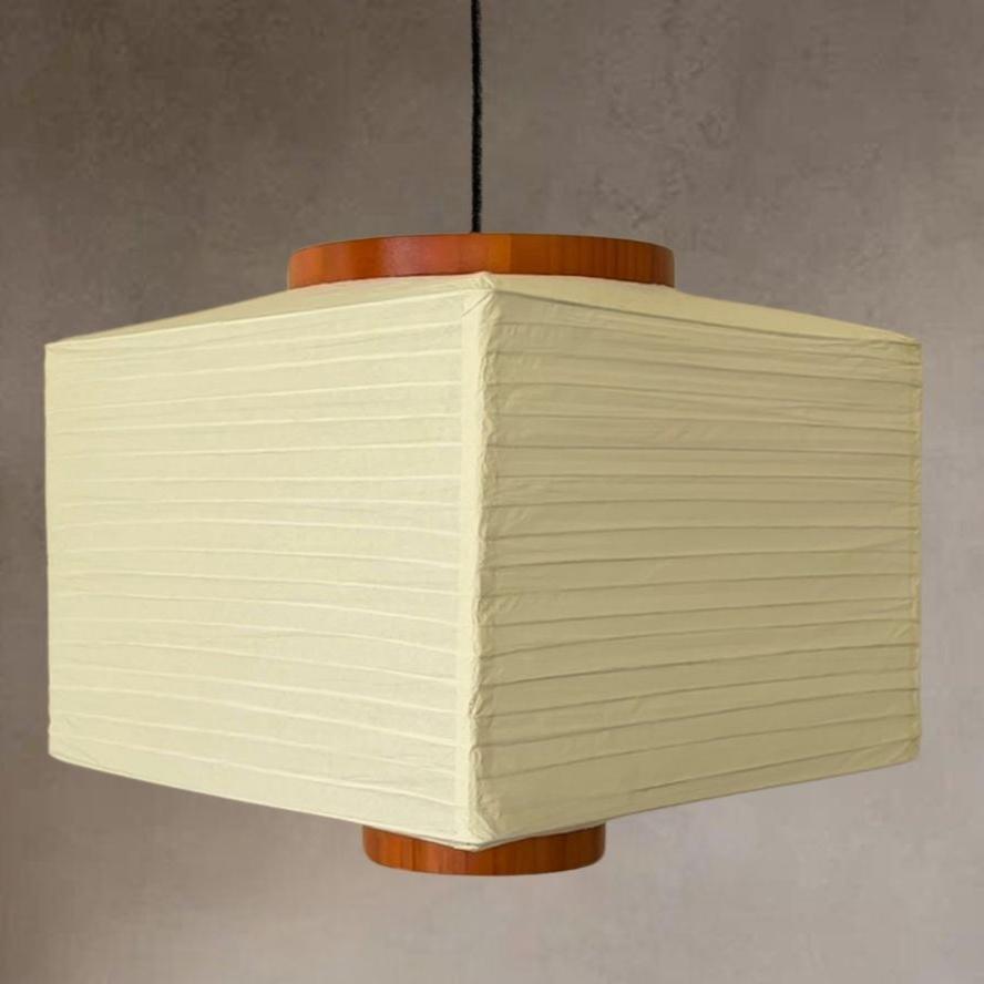 Paper Lamp Shade Rectangular - Perfect for Home Decor, Easy Installation - NOGY