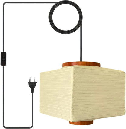 Paper Lamp Shade Rectangular - Perfect for Home Decor, Easy Installation - NOGY