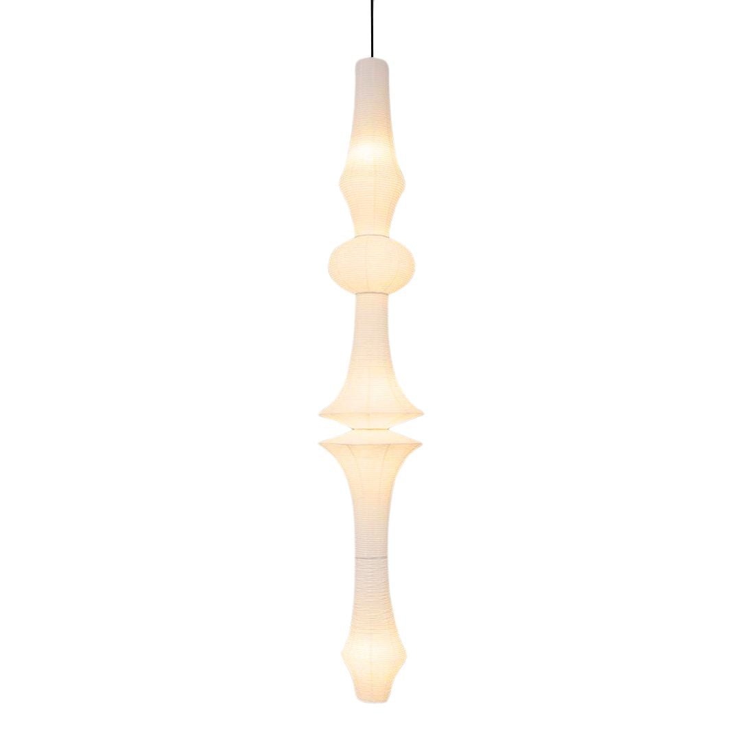 Rice Paper Pendant Light, Unique Pendant, Beige Paper Ceiling - NOGY