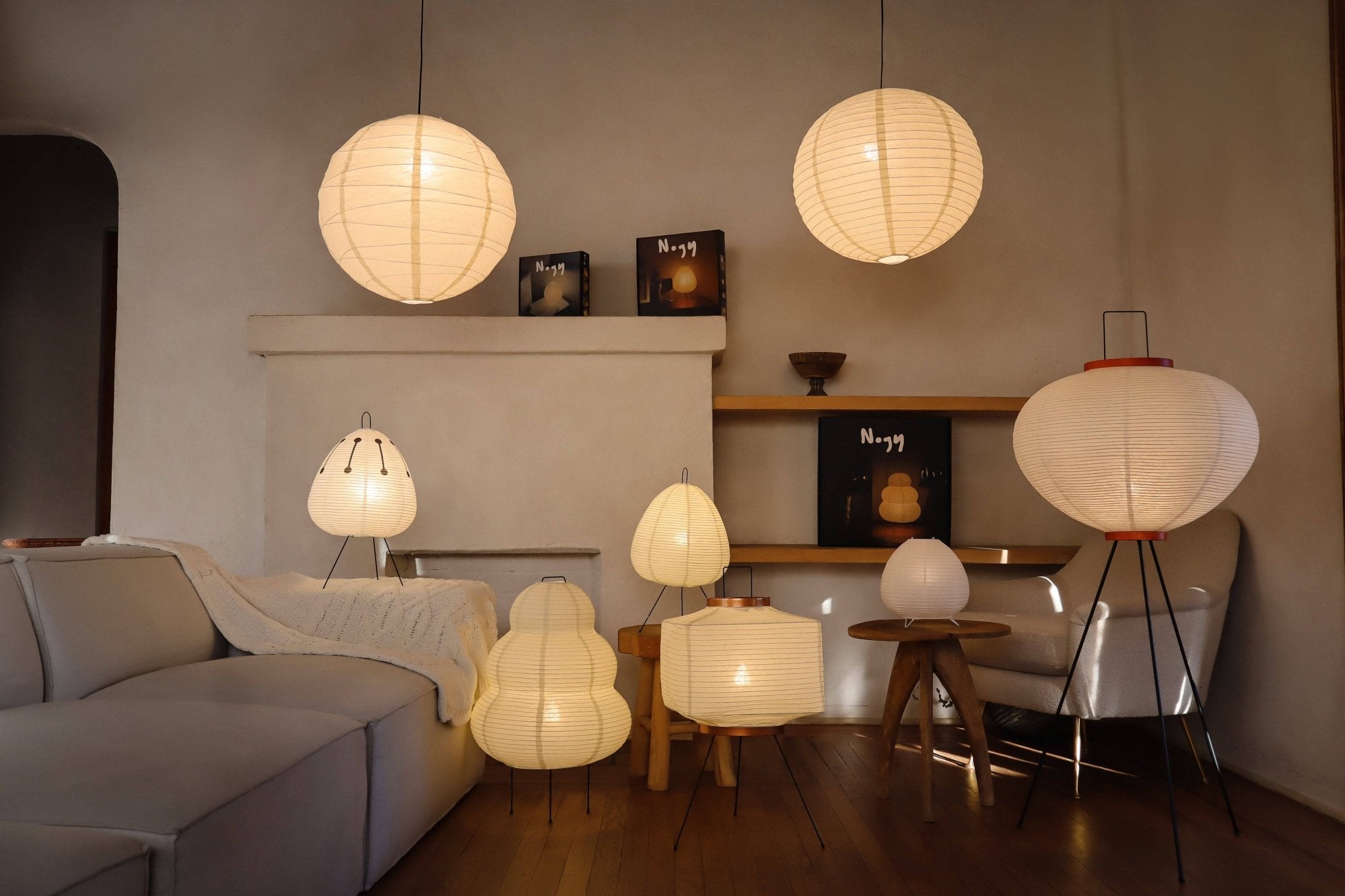 White paper pendant light cheap
